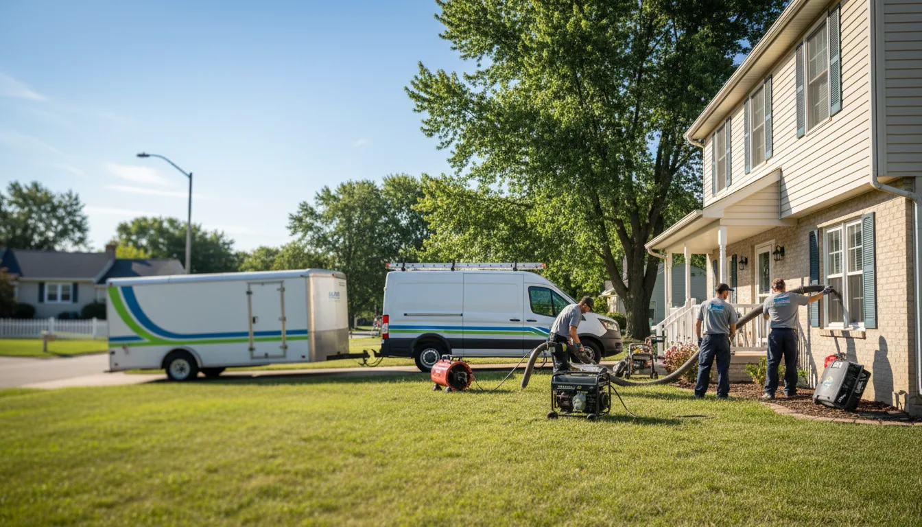 Flooded Basement Restoration And Cleanup With Repair in Markesan, WI near me